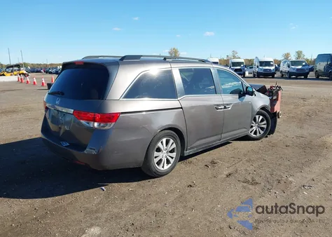 2014 Honda Odyssey Ex from USA, damaged, VIN 5FNRL5H42EB059434
